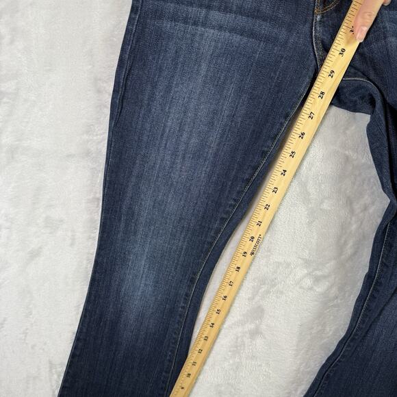 Lucky Brand Sofia Boot Cut Jeans Size 2 / 26 Ankle Womens Dark Blue Wash Denim - Picture 5 of 14